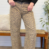 Leopard Print Jeans