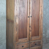 Devon Wardrobe 2 Panel Doors 2drw W/rg 35.3x21.6x67.7h (90x55x172cm)