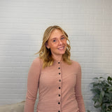 Striped Button Up Top