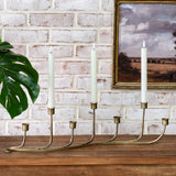 Ant. Brass 7 Head Candelabra