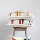 20 Square Linen Blend Case, 2 Colors W Poly Insert