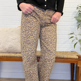 Leopard Print Jeans