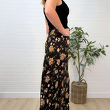 Floral Slip On Skirt
