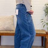 Low Rise Barrel, With Double Patch F/pockets - 79% Cotton 20% Lyocell 1%