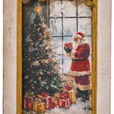 Wd Cc Santa W/tree Pic