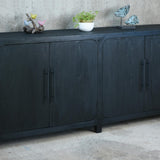 Trenton Credenza 4flat Panel Doors 79.8x16.1x36.2h (203x41x92cm)