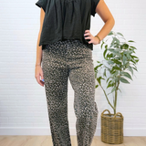 Leopard Print Denim