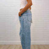 Slouchy Crop Barrel Jeans