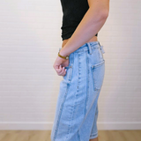 Slouchy Cuffed Barrel Shorts