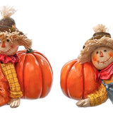 Res Lying Scarecrow On Pumpkin 2asst