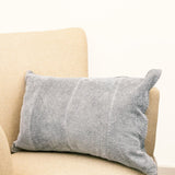 24 RECTANGLE GREY CORDUROY PILLOW