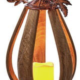 Lg Tall Wd Ribbed Pumpkin