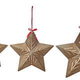 Sm Mtl Star W/Bow Hanging