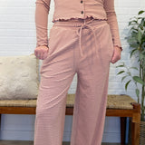 Striped Drawstring Pants