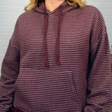 Striped French Terry Hoodie