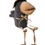 Fab Crow W/hat Shelf Sitter