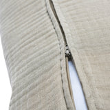 20 Square Cotton Blend Case W Poly Insert