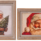 Wd Cc Santa W/bead Frame 2 Asst