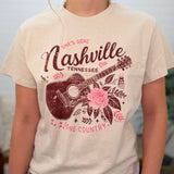 She's Gone Country Nashville Graphic Tee