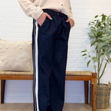 Wide Denim W/ Lace Trim