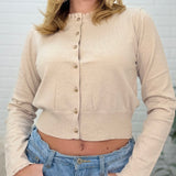 Lace-trimmed Button Down Top