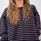 Striped Long Sleeve Top