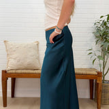Satin Maxi Skirt