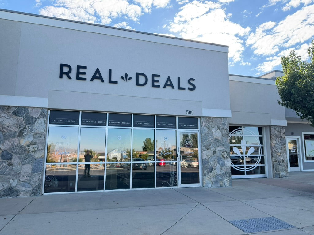 Real Deals storefront at 509 West 2600 South, Bountiful, Utah