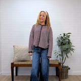 High Rise Wide Leg W/ Seamed Panels