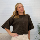 Button Down Knit Sweater Cardigan