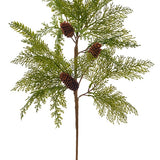 Floral Natural Faux Pine Pick
