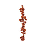 Flocked Foam Ball Garland, Orange Color