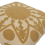 20 Square Cotton Case W Embroidery W Poly Insert