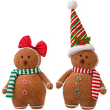 Sm Plush Standing Gingerbread 2 Asst