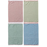 28l X 18w Woven Cotton Tea Towel W Stripes,4 Colors