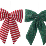 Lg Fabric Bow 2 Asst