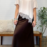 Satin Maxi Skirt
