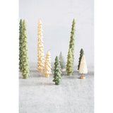 S/2 4-3/4h Unscented Tree Shaped Taper Candles In Box
