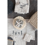 8 Square Cotton Crochet Pot Holder, 4colors