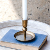 Mini Gold Plate Candle Holder