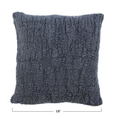 18 Sq Stonewashed Cotton & Silk Pillow Cover Wpolyfill