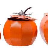 Mtl Harvest Pumpkins W/lid